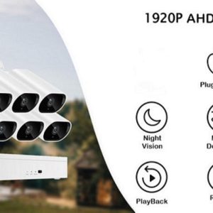 8 Channels 2MP CCTV Camera Kit